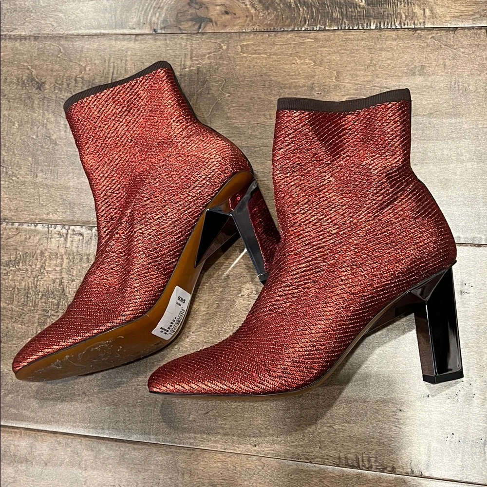 Clergerie metallic Jany Ankle Boots ($725) - Picture 2 of 9